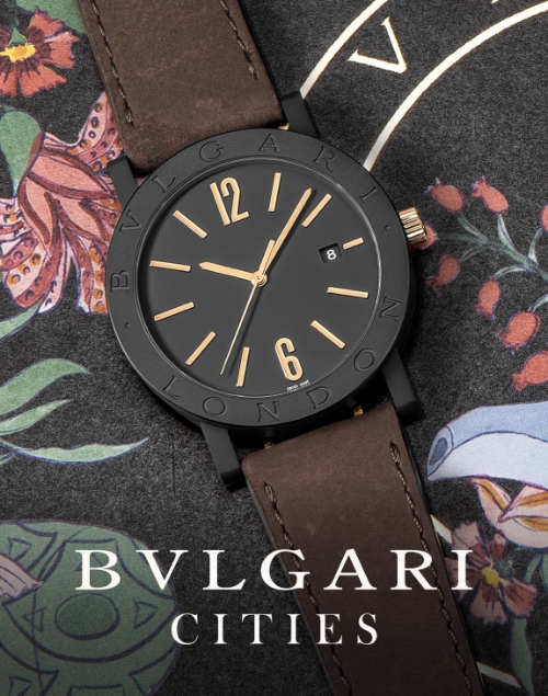 ブルガリブルガリに世界の都市名が刻印された限定モデル