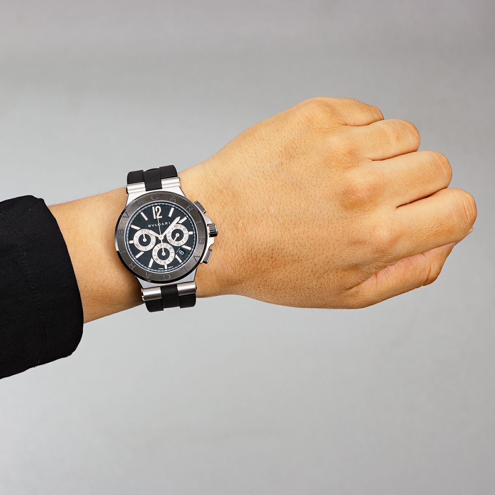 ブルガリ BVLGARI ディアゴノ DG29S レディース 腕時計 デイト ブラック クォーツ ウォッチ Diagono 90311068 BVLGARI（ブルガリ） BVLGARI DG29SV ディアゴノ デイト クォーツ