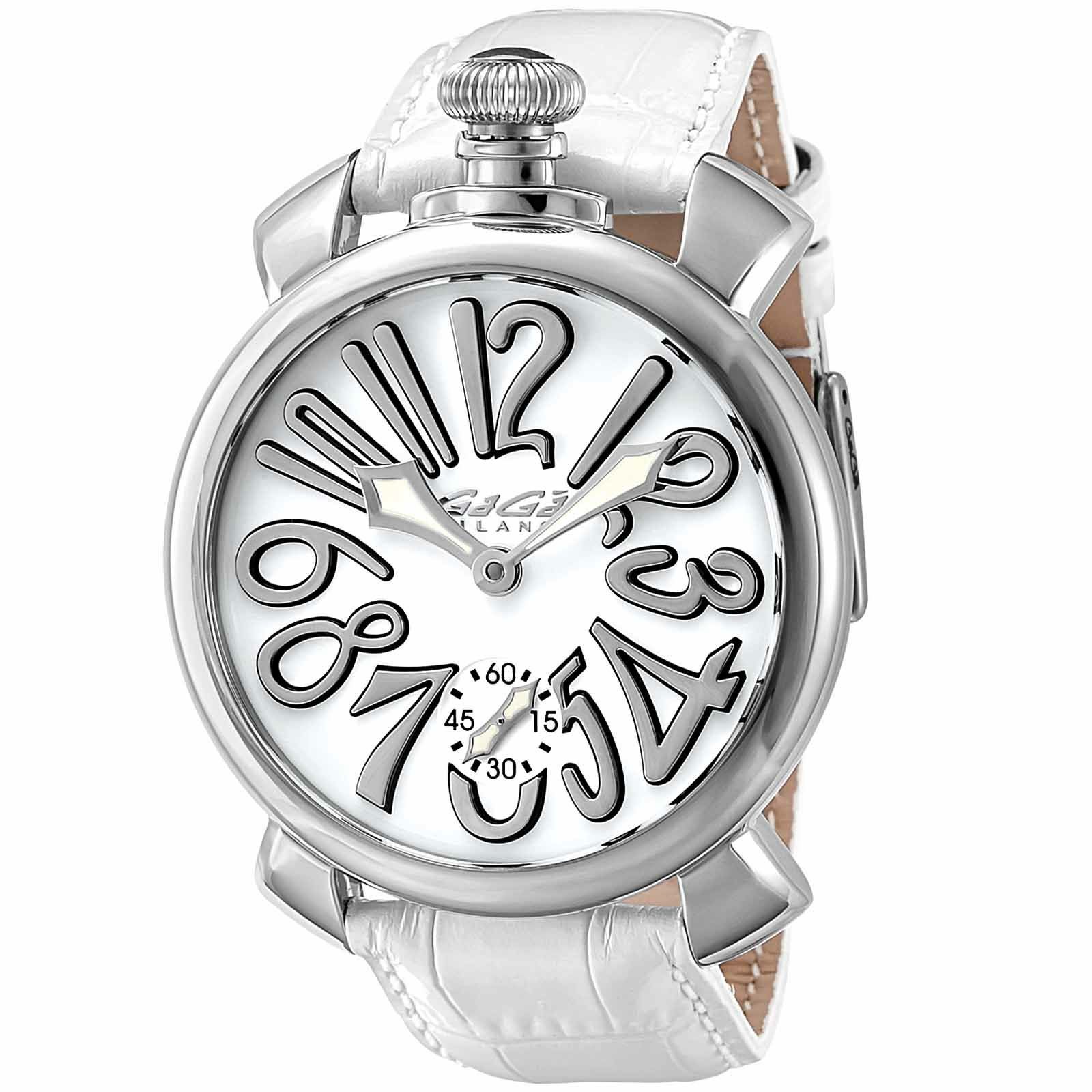 OUTLET：展示品】マヌアーレ 48MM / 5010.10S-WHT-NEW |ガガミラノ