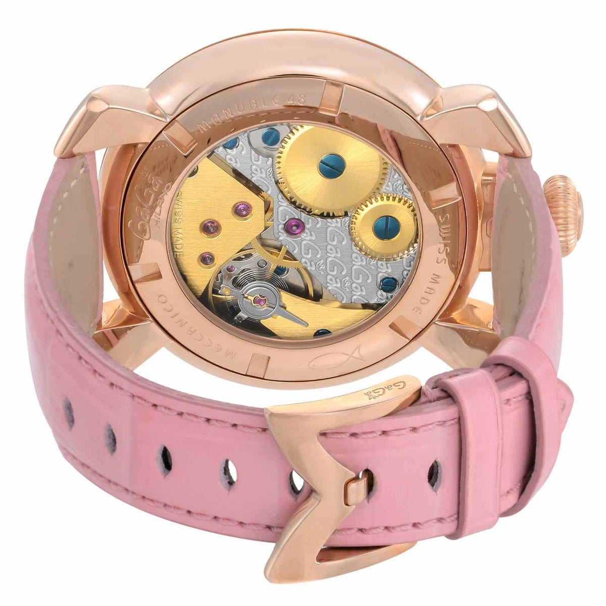 GaGaMILANO ガガミラノ 【OUTLET：展示品】マヌアーレ 48MM / 5011.02S-PNK