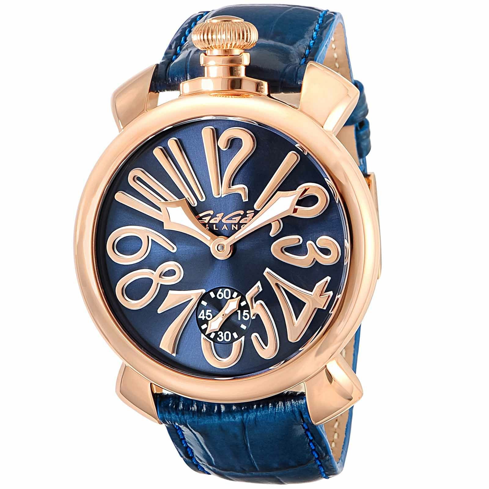 OUTLET：展示品】マヌアーレ 48MM / 5011.05S-BLU-NEW |ガガミラノ