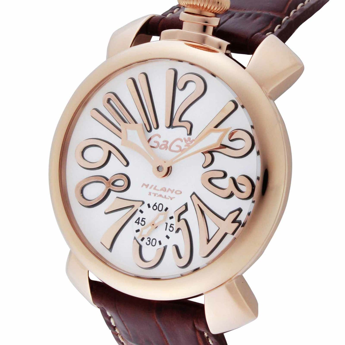 GaGaMILANO ガガミラノ 【OUTLET：展示品】マヌアーレ 48MM / 5011.08S-BRW