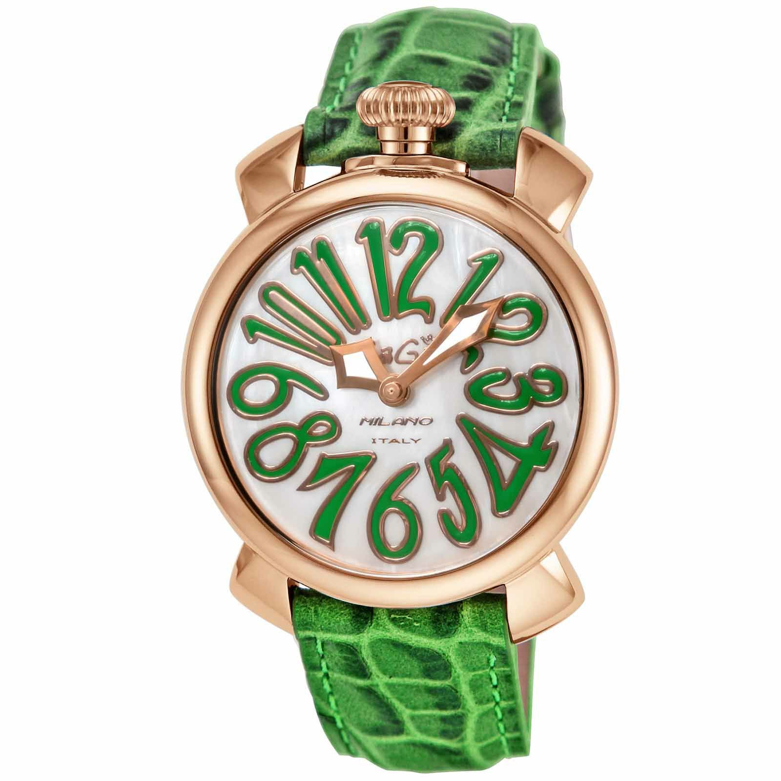 OUTLET：展示品】マヌアーレ 40MM / 5021.6-GRN |ガガミラノ