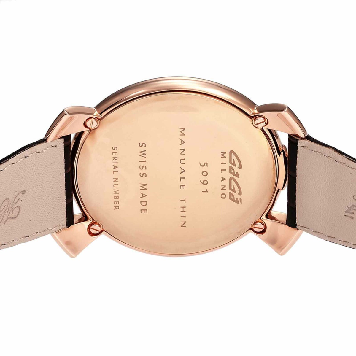 GaGaMILANO ガガミラノ 【OUTLET：展示品】マヌアーレ シン 46MM / 5091.05-DBR-N