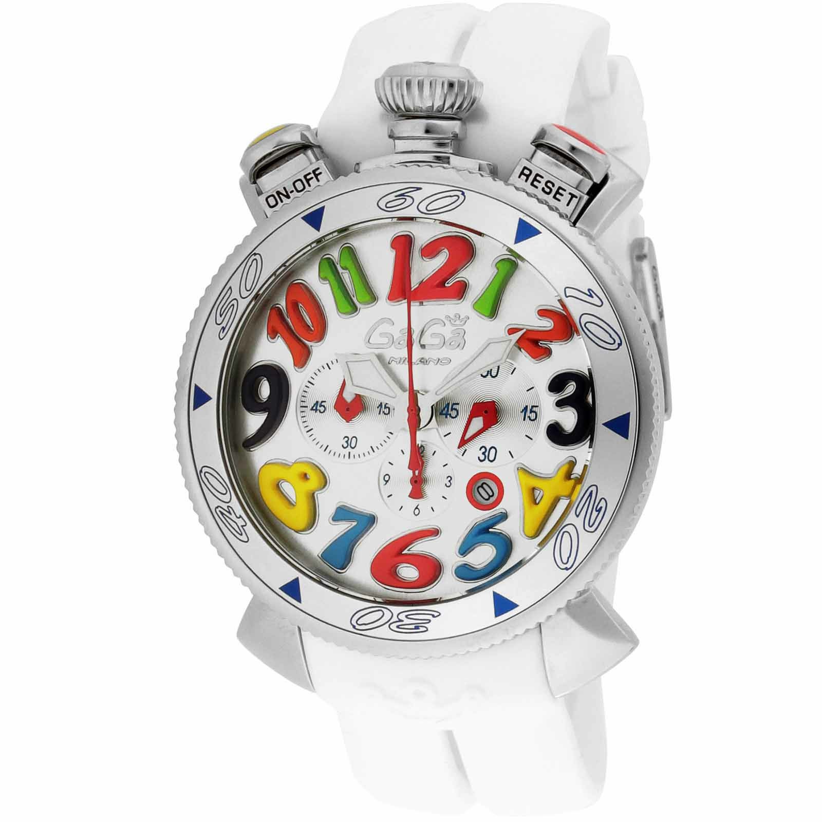 OUTLET：展示品】クロノ 48MM / 6050.1-WHTRUBBER |ガガミラノ