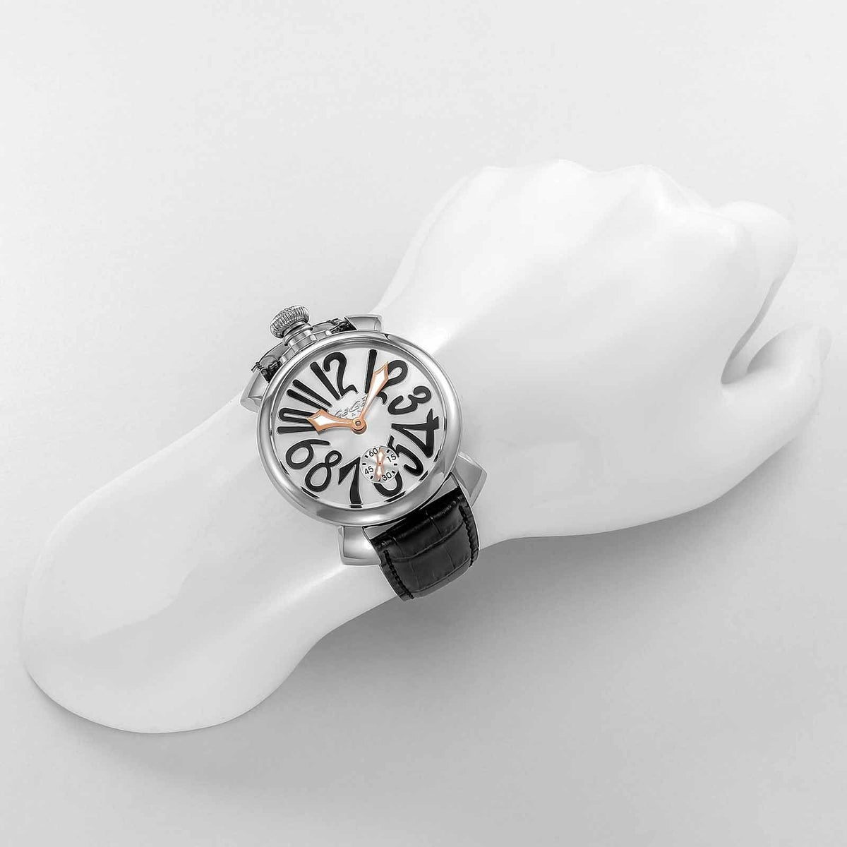 GaGaMILANO ガガミラノ 【OUTLET：展示品】マヌアーレ 48MM / 5010.07S-BLK-NEW-S