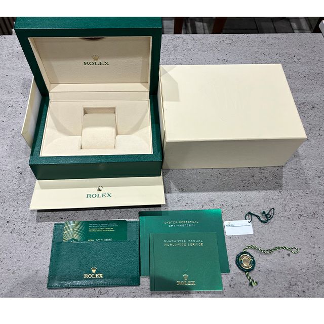 ROLEX ロレックス GMTマスターⅡ / RX126710BLRO-2407-05（中古）<br>シリアル  ランダム品番<br>保証書日付  2022年7月<br>(126710BLRO/OYS)