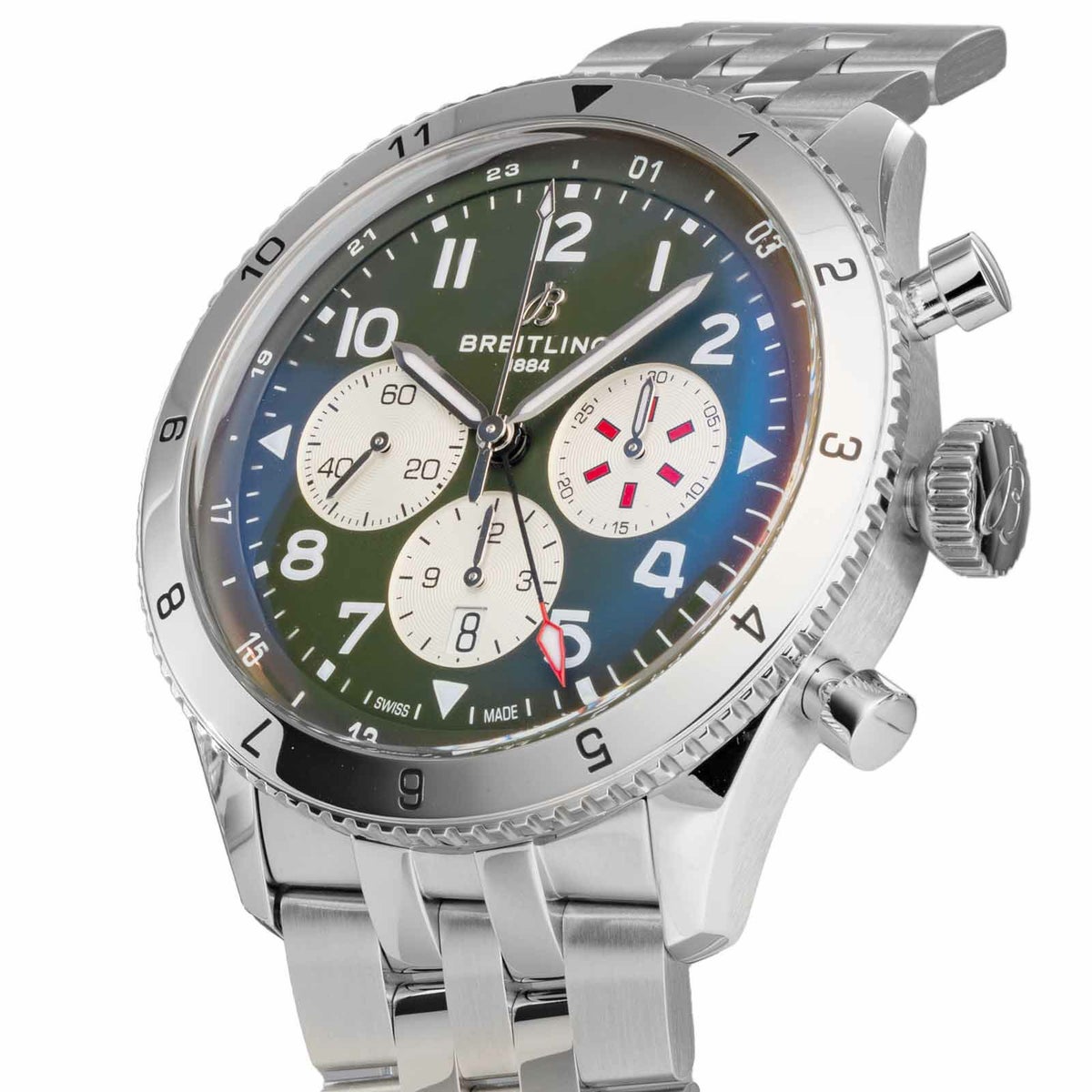 BREITLING ブライトリング ス-パ- アヴィ B04 クロノグラフ GMT 46 / AB04452A1L1A1
