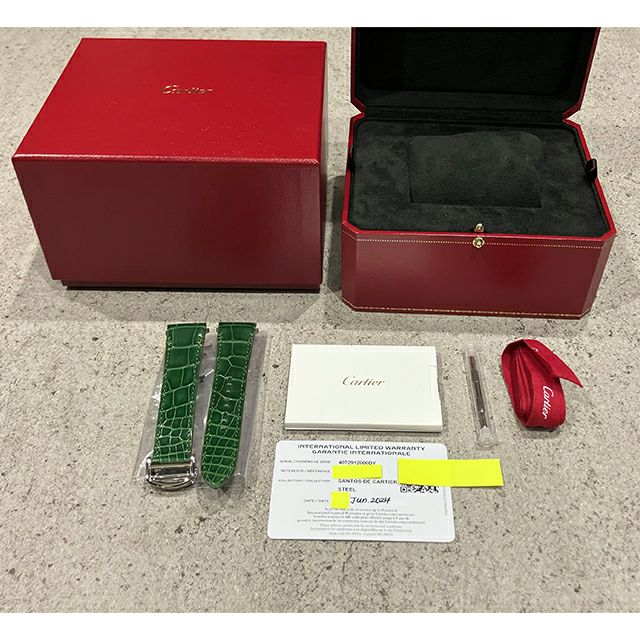 CARTIER カルティエ サントスLM  / WSSA0062（中古）<br>保証書日付 2024/6/29