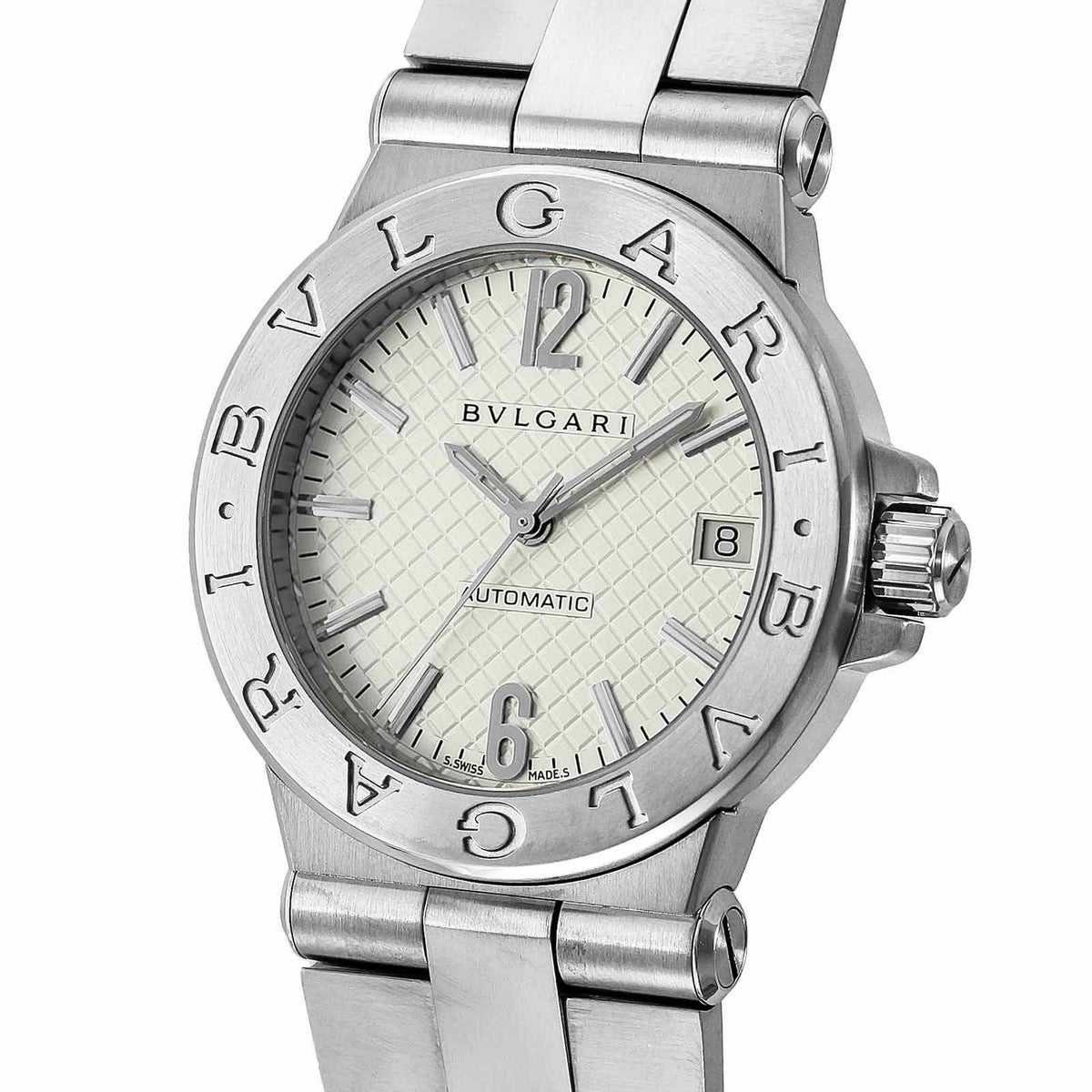 BVLGARIブルガリ 【OUTLET】ディアゴノ / DG35C6SSD<br>小傷あり<br>付属品なし<br>(化粧箱無し/ベゼル大きな打痕有)