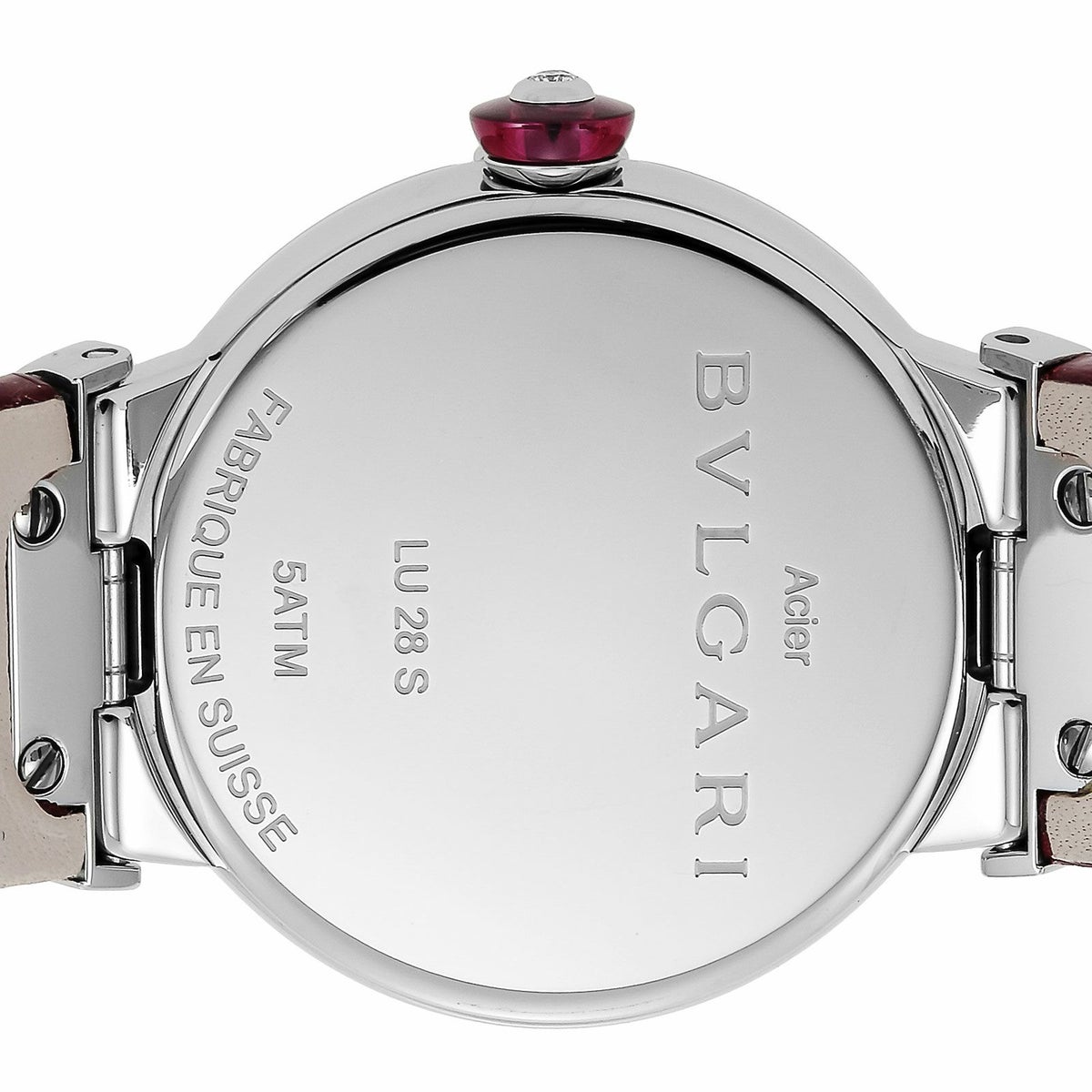 BVLGARIブルガリ 【OUTLET】 ルチェア / LU28C2SL/12<br>小傷あり<br>付属品なし<br>（箱無し/ベルト裏一部着色）