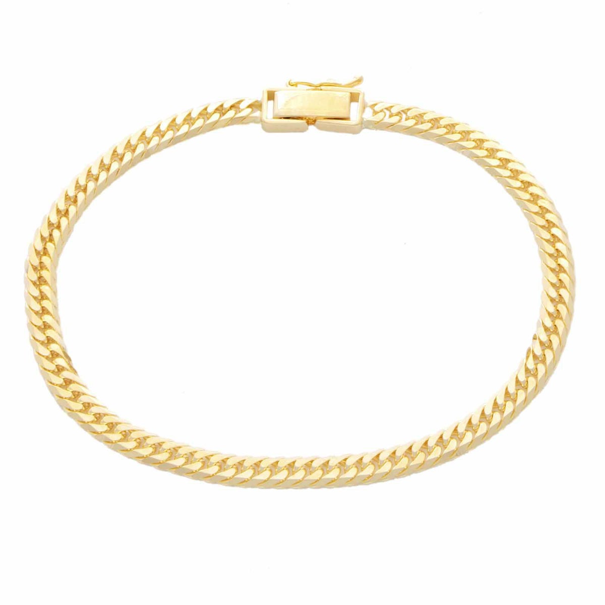 KIHEI 喜平<br>18金 イエローゴールド 6面ダブル 18cm 10g ブレスレット / KHI-K18-6W-18-10