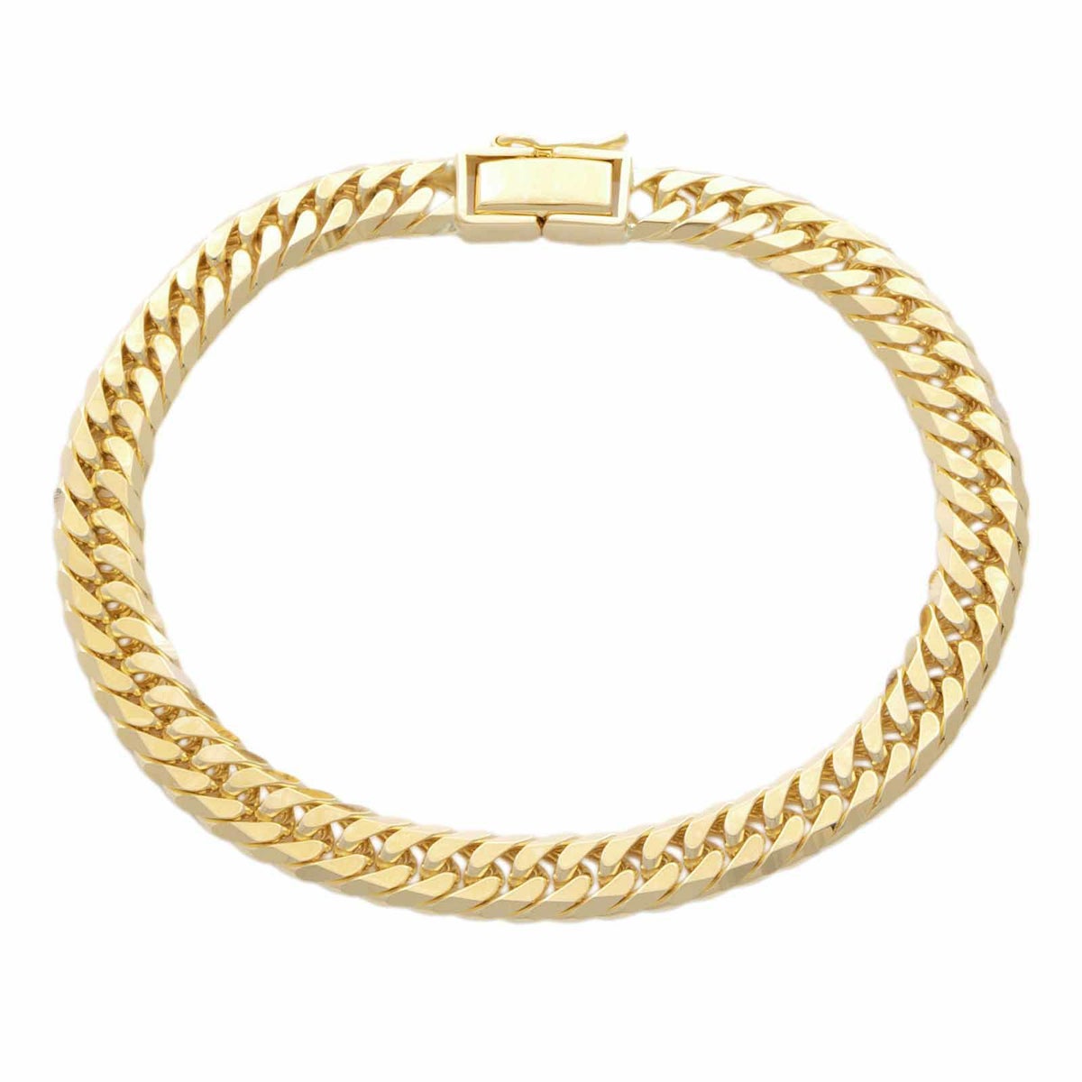 KIHEI 喜平<br>18金 イエローゴールド 6面ダブル 20cm 30g ブレスレット / KHI-K18-6W-20-30