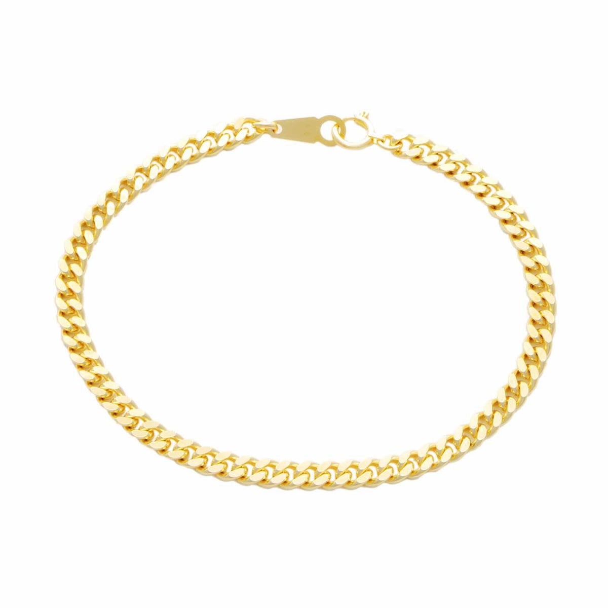 KIHEI 喜平<br>18金 イエローゴールド 2面シングル 18cm 10g ブレスレット / KHI-K18-2S-18-10