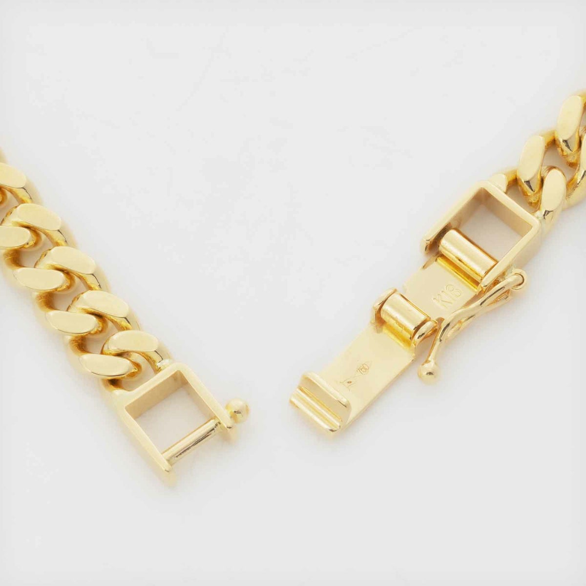 KIHEI 喜平<br>18金 イエローゴールド 2面シングル 20cm 20g ブレスレット / KHI-K18-2S-20-20