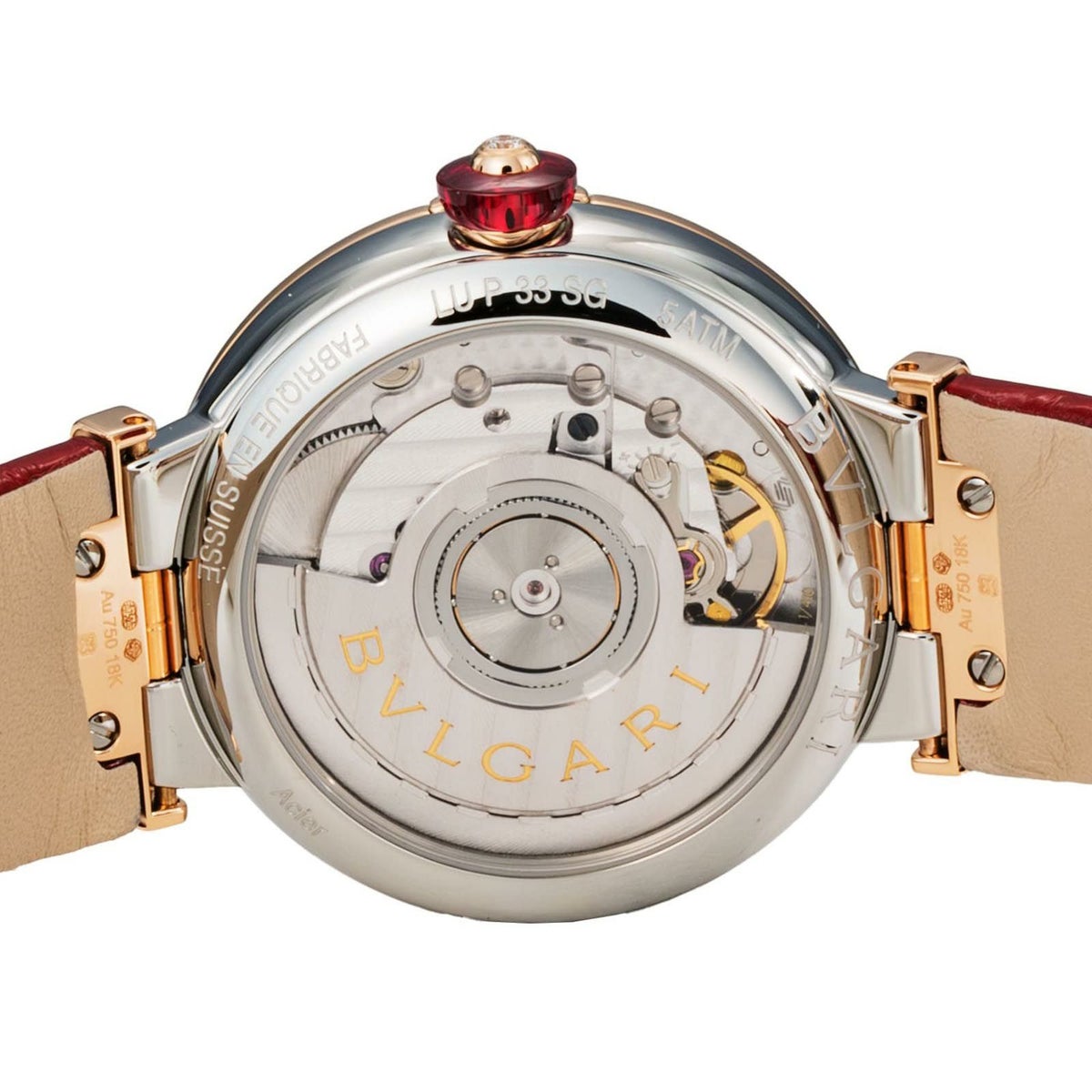 BVLGARI ブルガリ ルチェア / LU33WSPGLD/11.RED