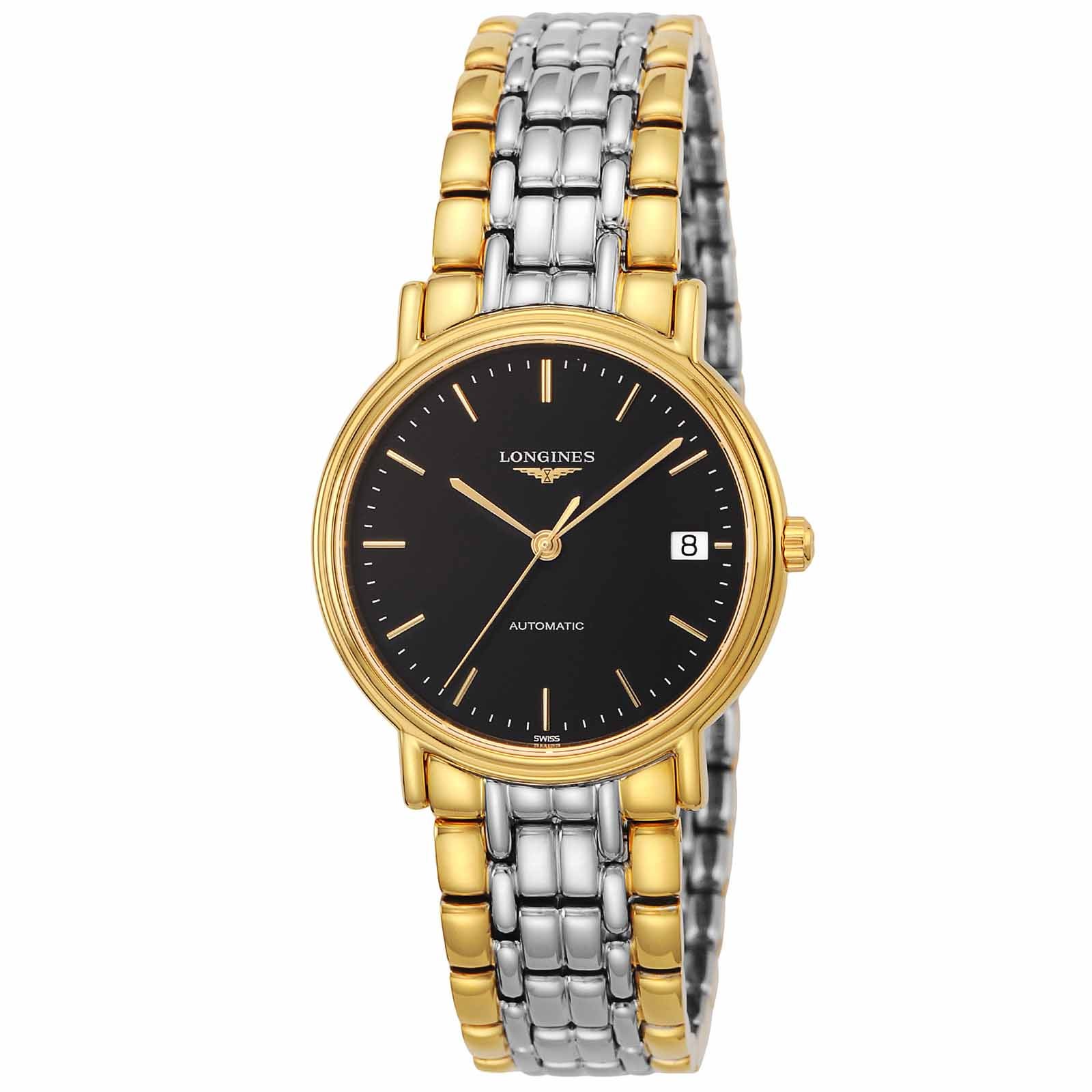 ロンジン PRESENCE メンズ腕時計 ゴールド文字盤 LONGINES/ロンジン Presence/プレザンス ゴールド文字盤 クォーツ
