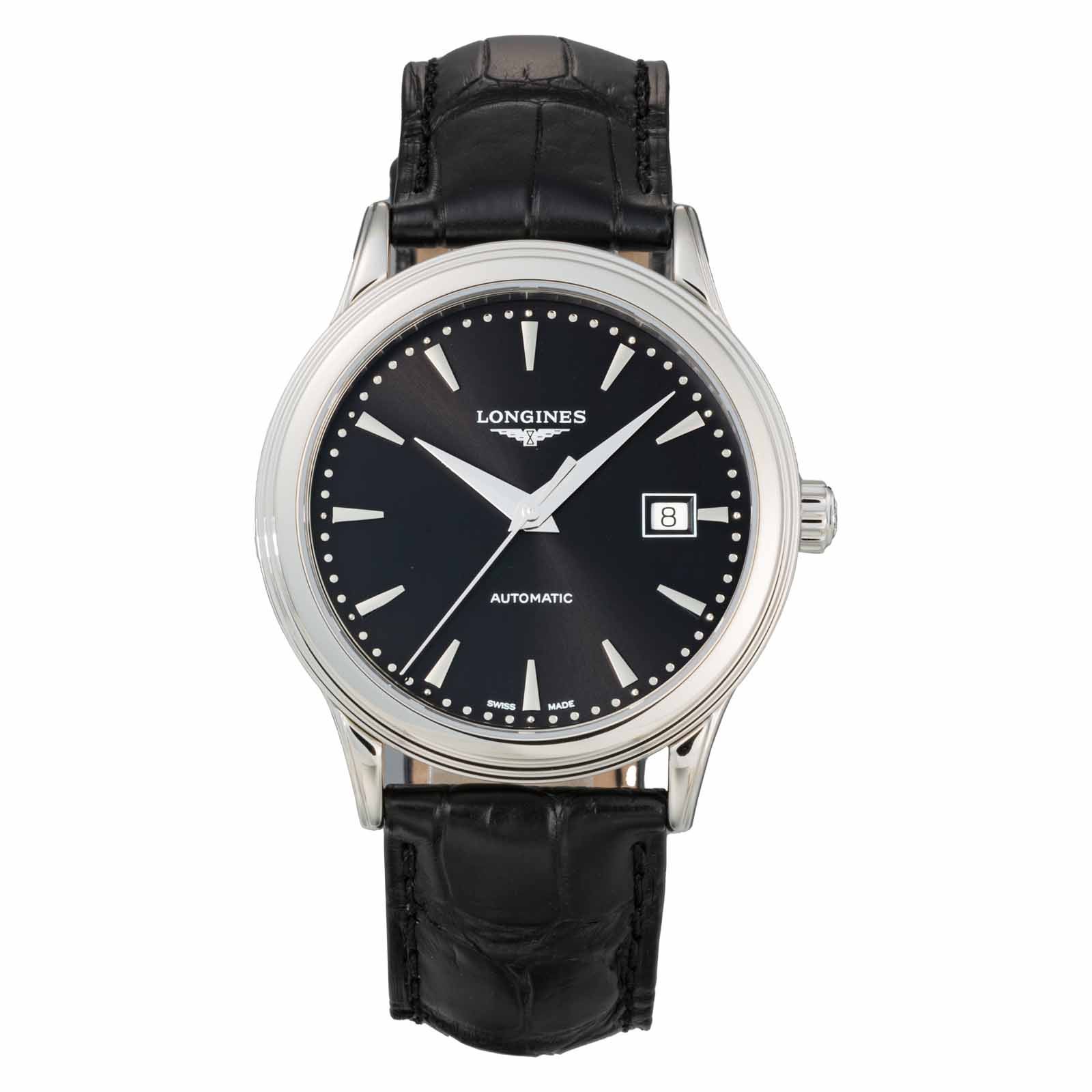 1円☆ 訳あり LONGINES ロンジン フラッグシップ 腕時計 クォーツ SS L